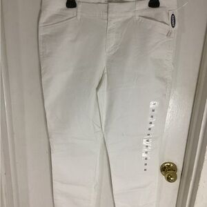 Old Navy NWT Womens White Pixies Pants size 12
